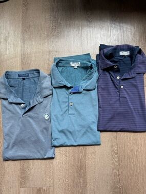 Peter Millar Golf Polos (Men’s XL) - Lot of 3